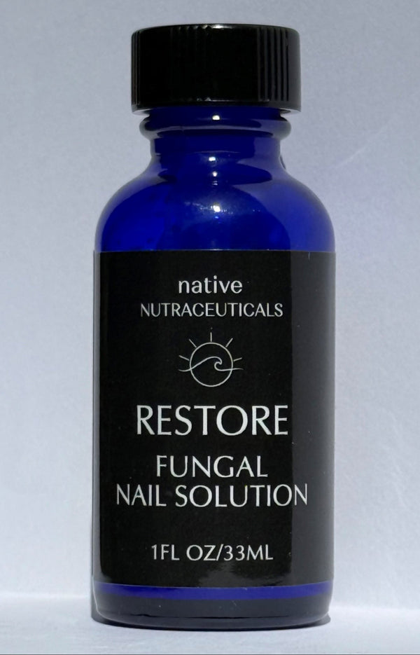 RESTORE:   FUNGAL NAIL SOLUTION  (1 oz. bottle) NEW,  IMPROVED FORMULA